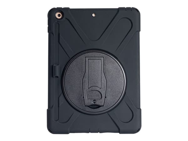 techair classic pro - Beskyttelsesboks for nettbrett - robust - silikon, polykarbonat - svart - 10.2" - for Apple 10.2-inch iPad (7. generasjon, 8. g