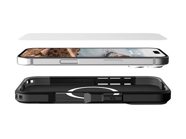 UAG Shield - Matkapuhelimen näytönsuoja - lasi - kirkas - Apple iPhone 16:lle