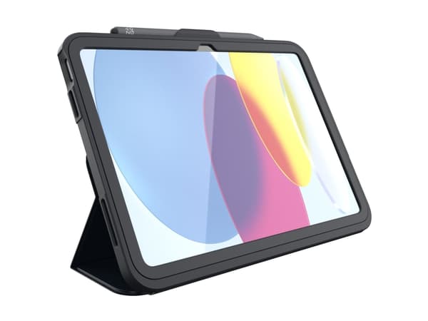 ZAGG Rugged Messenger - Beskyttelsesboks for nettbrett - robust - polykarbonat - koksgrå - for Apple 10.9-inch iPad (10. generasjon)