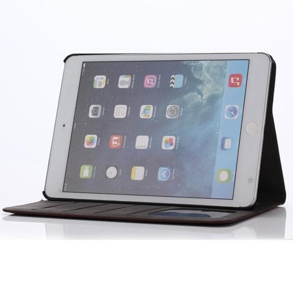 Plånboksfodral Ipad Mini 4 - Trä (välj mellan 4 färger)