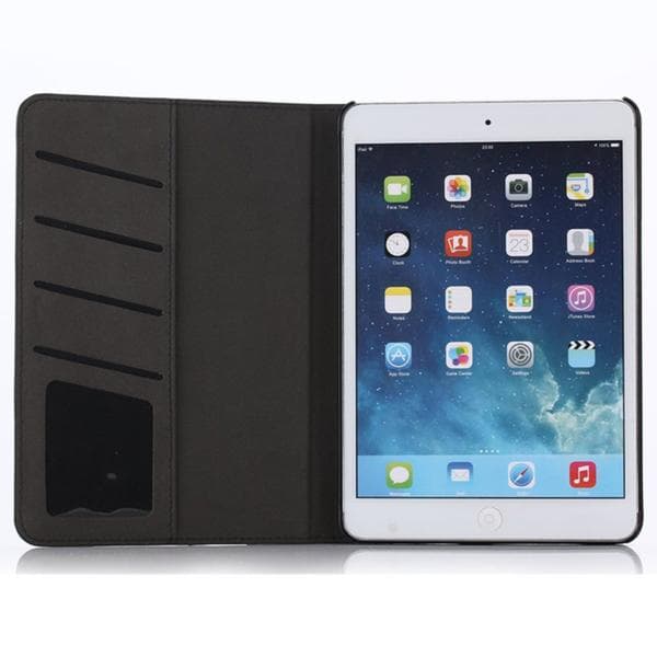 Plånboksfodral Ipad Mini 4 - Trä (välj mellan 4 färger)