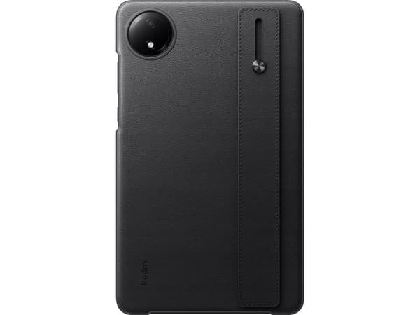 Xiaomi - Baksidedeksel for nettbrett - lær, metall, mikrofiber - svart - for Xiaomi Redmi Pad SE