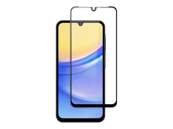 Screenor Premium - Skärmskydd för mobiltelefon - glas - ramfärg svart - för Samsung Galaxy A16 5G