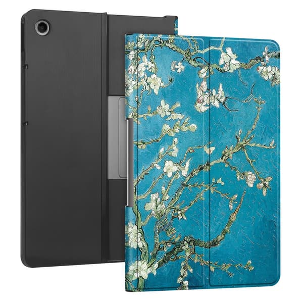 Lenovo Tab Plus Fodral Tri-fold Körsbärsblommor
