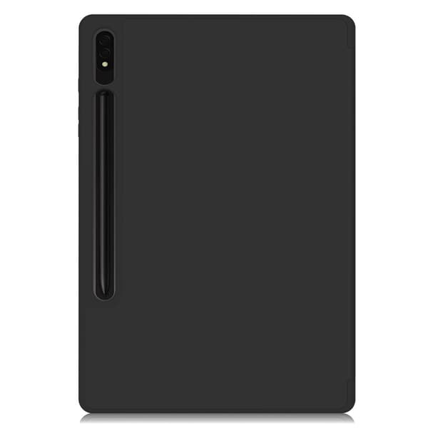 Samsung Galaxy Tab S10 Plus Fodral Tri-Fold Med Pen-hållare Svart