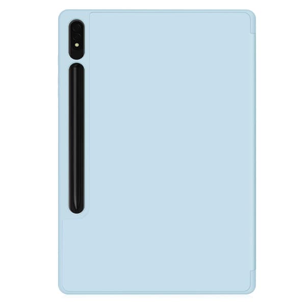 Samsung Galaxy Tab S10 Plus Fodral Tri-Fold Med Pen-hållare Blå