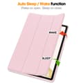 Miniatyrbild 3 av 10: Samsung Galaxy Tab S10 Plus Fodral Tri-Fold Med Pen-hållare Rosa