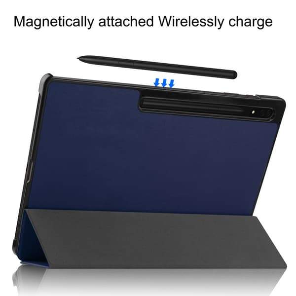 Samsung Galaxy Tab S10 Ultra Fodral Tri-fold Blå