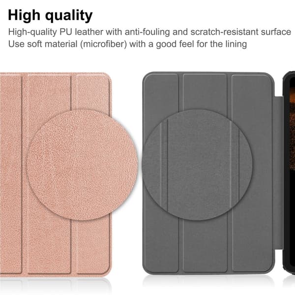 Samsung Galaxy Tab S10 Ultra Fodral Tri-fold Rosa
