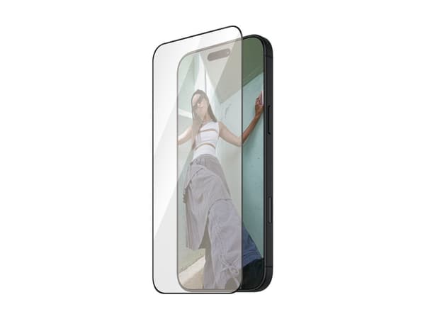 SAFE. by PanzerGlass - Skjermbeskyttelse for mobiltelefon - ultrabred passform - glass - rammefarge svart - for Apple iPhone 16 Pro