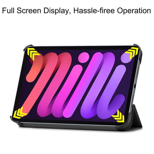 iPad Mini 7th Gen (2024) Fodral Tri-fold Svart