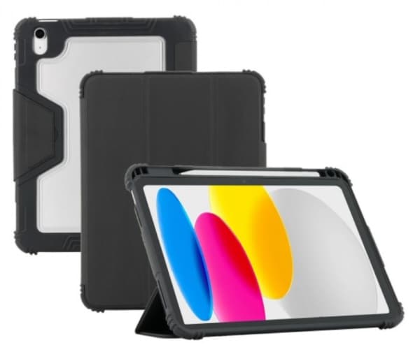 Mobilis Care & Carry - Baksidedeksel for nettbrett - forsterkede hjørner - polykarbonat - gjennomsiktig - for Apple 10.9-inch iPad (10. generasjon)