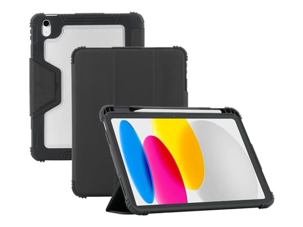 Mobilis Care & Carry - Baksidedeksel for nettbrett - forsterkede hjørner - polykarbonat - gjennomsiktig - for Apple 10.9-inch iPad (10. generasjon)