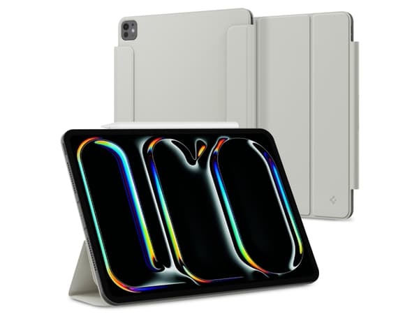 Spigen iPad Pro 13 2024 Case Air Skin Folio OneTap Grey, Folio, Apple, iPad Pro 13-inch 2024/M4 (7th Gen), 33 cm (13")
