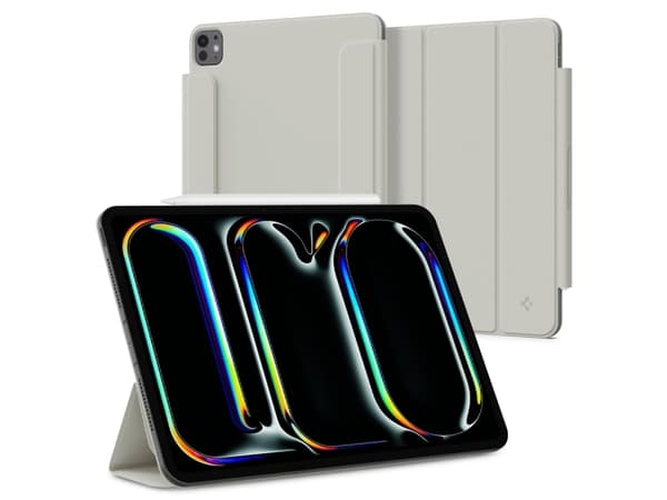 Spigen iPad Pro 11 2024 Case Air Skin Folio OneTap Grey, Folio, Apple, iPad Pro 11-inch 2024/M4 (5th Gen), 27.9 cm (11")