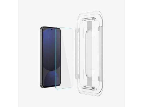 Spigen EZ Fit GLAS.tR - Skjermbeskyttelse for mobiltelefon - glass - gjennomsiktig - for Samsung Galaxy S24 FE