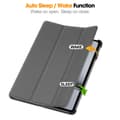 Miniatyrbild 5 av 7: Slim Fit Cover Fodral För OnePlus Pad 2 Auto Wake / Sleep - Grå