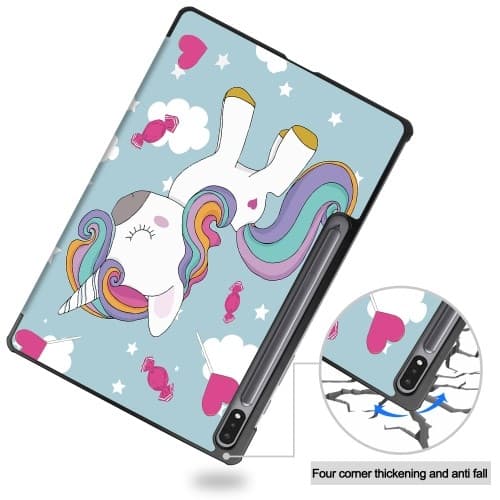 Trifoldet stativ Smart Taske til Samsung Galaxy Tab S10+ (S10 Plus)