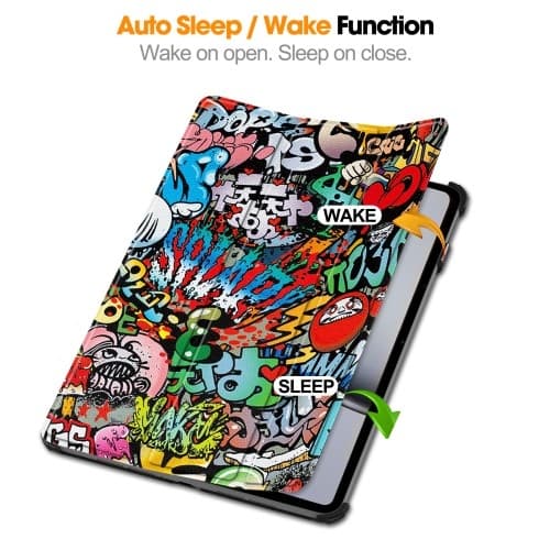 Slim Fit Cover Fodral För OnePlus Pad 2 Auto Wake / Sleep - Graffiti