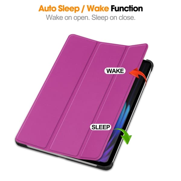 Slim Fit Dekselveske Til Xiaomi Pad 7 Auto Wake/Sleep - Lilla