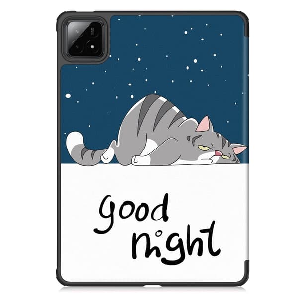 Slim Fit Cover Case til Xiaomi Pad 7 Auto Wake / Sleep - Cat