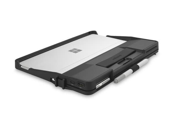Kensington BlackBelt Rugged Case with Integrated Smart Card Reader (CAC) & HDMI for Surface Pro 9 with Intel - Baksidesskydd för surfplatta - silikon