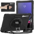 Miniatyrbild 1 av 7: Till Samsung Galaxy Tab S10 Ultra / S9 Ultra / S8 Ultra Heavy Duty Armor skal med axelrem