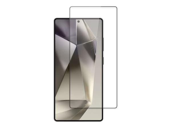 Screenor - Matkapuhelimen näytönsuoja - kokosuojalevy - lasi - kehyksen väri musta - Samsung Galaxy S25 Ultra puhelimelle