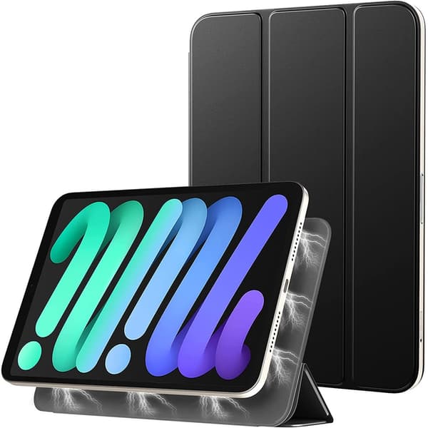 iPad Mini 6th Gen (2021) Fodral Tri-fold Magnetic Svart
