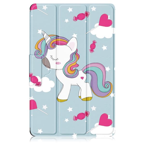 Lenovo Tab M10 Plus (3rd gen) Fodral Tri-fold Unicorn