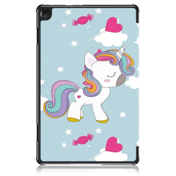 Lenovo Tab M10 Plus (3rd gen) Fodral Tri-fold Unicorn