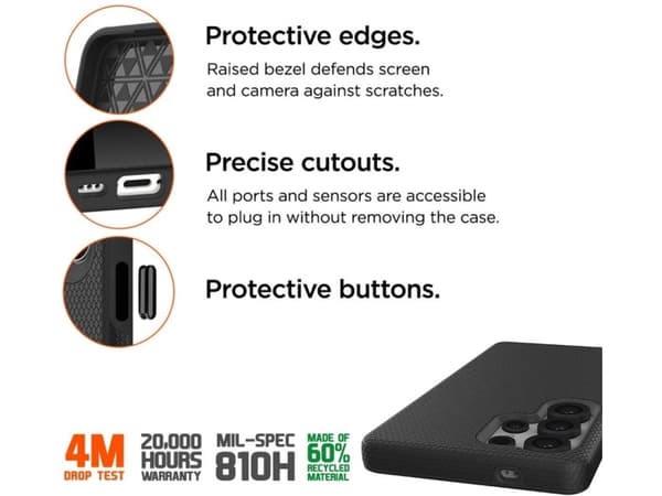 Eiger North Case Galaxy S25 Ultra schwarz (EGCA00708)