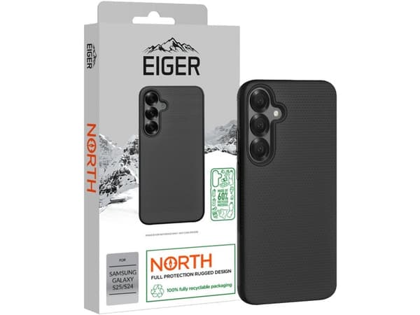 Eiger North Case Galaxy S25/S24 schwarz (EGCA00707)