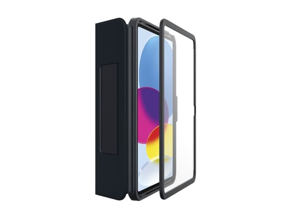ZAGG Rugged Messenger - Skyddsfodral för surfplatta - robust - MOQ 1k - polykarbonat - träkol - för Apple 10.9-inch iPad (10:e generation)