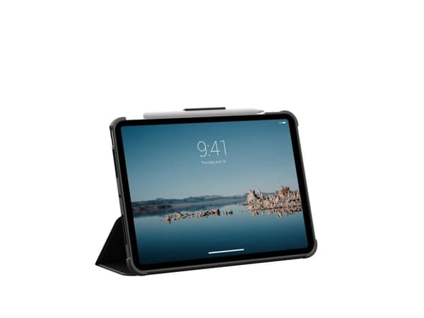 Urban Armor Gear Fodral med stativ och Apple Pencil-hållare för iPad Pro 11 2024 - svart