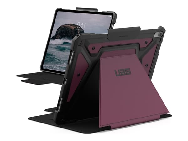 UAG - Lommebok for nettbrett - robust - polyuretan (PU) - bordeaux - for Apple 13-inch iPad Air M2 Wi-Fi, M2 Wi-Fi + Cellular, M3 Wi-Fi, M3 Wi-Fi + C