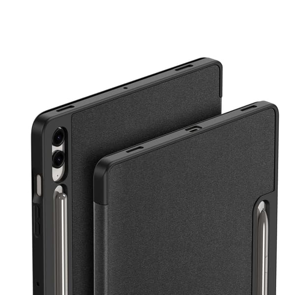 Dux Ducis Galaxy Tab S10 Plus/S9 Plus/S9 FE Plus Fodral Domo Läder - Svart