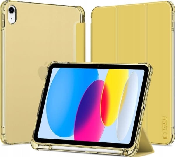 Etui na tablet Tech-Protect TECH-PROTECT SC PEN HYBRID IPAD 10.9 10 / 2022 CRYSTAL YELLOW