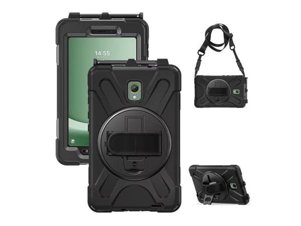 Insmat Ruggered Armor - Baksidesskydd för surfplatta - robust - polykarbonat, härdat gummi - för Samsung Galaxy Tab Active5