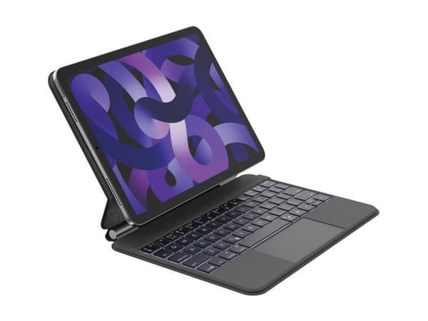 Belkin Connect Pro - Tangentbord och foliefodral (skyddsfodral) - med magnetiskt stativ - med pekdyna - bakgrundsbelyst - trådlös - Bluetooth