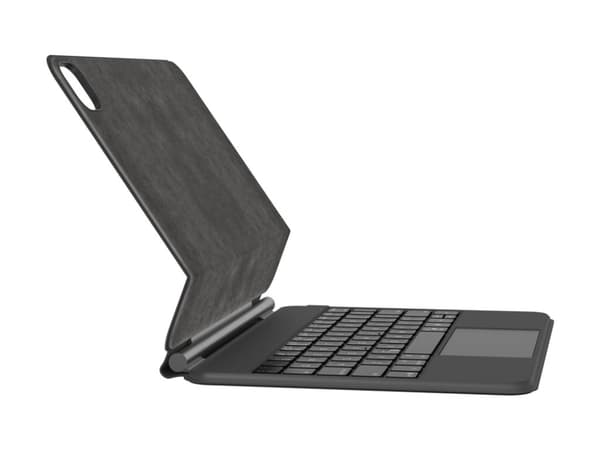Belkin Connect Pro - Tangentbord och foliefodral (skyddsfodral) - med magnetiskt stativ - med pekdyna - bakgrundsbelyst - trådlös - Bluetooth