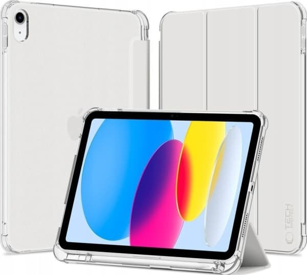 Etui na tablet Tech-Protect SC PEN HYBRID IPAD 10.9 10 / 2022 CRYSTAL SILVER