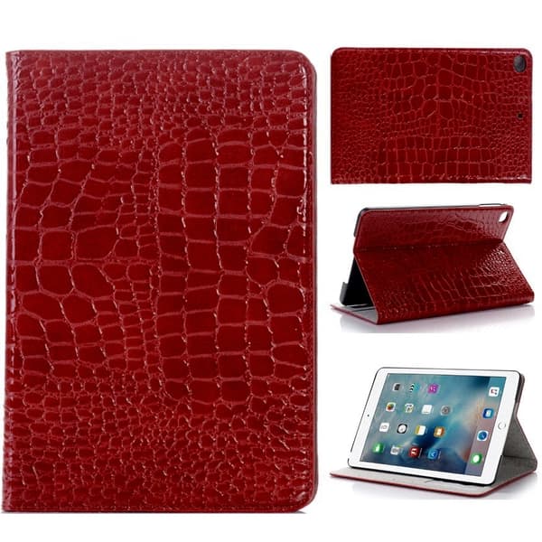 Plånboksfodral iPad Mini 4 - 5 Färger, Krokodilmönster