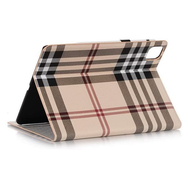 Plånboksfodral iPad Air 11" (2025) Rutmönster - 3 Färger