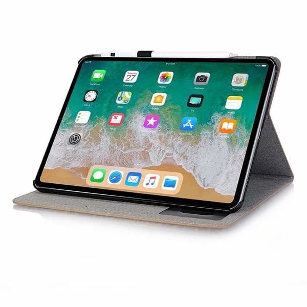 Plånboksfodral iPad Pro 11" (2018) - Krokodilmönster, 5 Färger