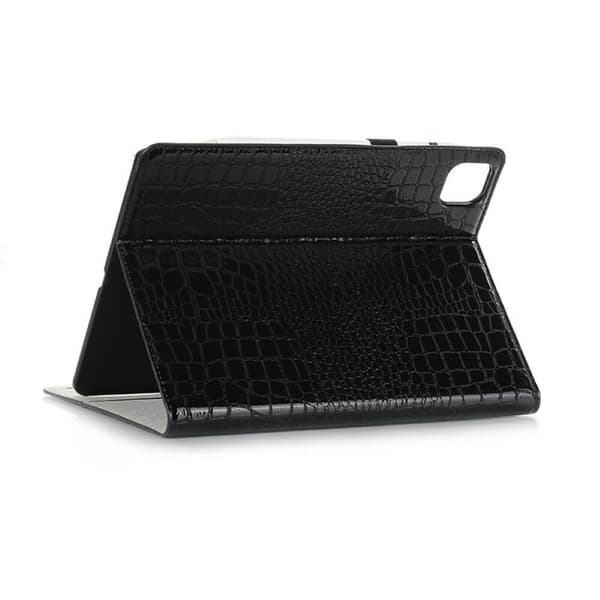 Plånboksfodral iPad Pro 11" (2022) Krokodilmönster Svart