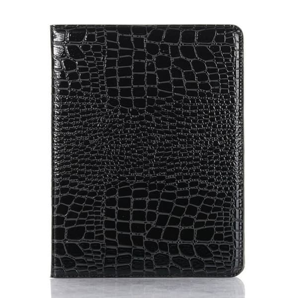 Plånboksfodral iPad Air 10,9" (2022) Krokodilmönster Svart