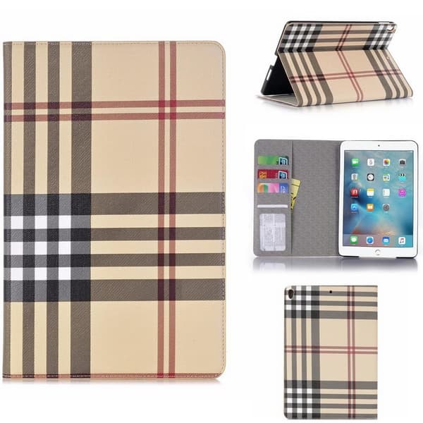 Plånboksfodral iPad Pro 10,5" (2017) Rutmönster - 3 Färger