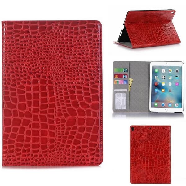 Plånboksfodral iPad Air 10,5" (2019) Krokodilmönster - 5 Färger