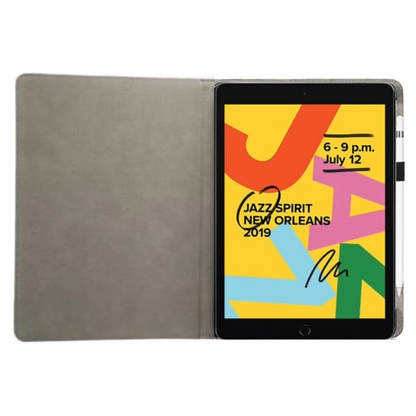 Plånboksfodral iPad 10,2" (2019) Rutmönster - 3 Färger
